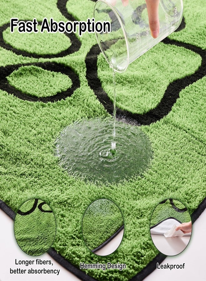 Qeils Reusable Dog Pee Pads, 2 Pack Super Absorbent & Leakproof Washable Puppy Pads with Soft Green Top Layer, for Potty Training, Crates, Couch, Car Seats & Pet Beds, 18"x24" - Image 5